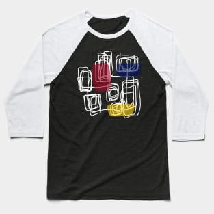 Simple line art Baseball T-Shirt